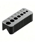 Straight Shooter Drill Bit Guide Plastic Locator Jig For Spot On Hole Placement Metric Precision Woodworking Tool Portable Grey Finish