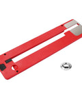 Dado Insert Plate Replacement For 10 Inch Table Saw TS6307 00 Pro Grade Heavy Duty Throat Plate Upgrade in red with washer