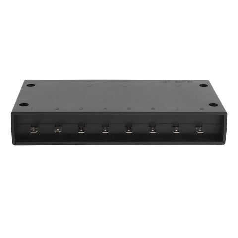 Eight Gang Touch Switch Panel LED 12V 24V IP68 Waterproof Control Box with capacitive sensing, front view showing eight switches.