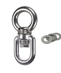 Heavy Duty Workhorse Bearing Swivel With 360 Degree Rotation And 820 Lb Capacity featuring metal construction with washers visible