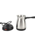 Turkish Electric Coffee Pot 600ML With Ergonomic Handle Stainless Steel Turkish Coffee Maker For Home Use Also Brews Tea And Milk Safe Design
