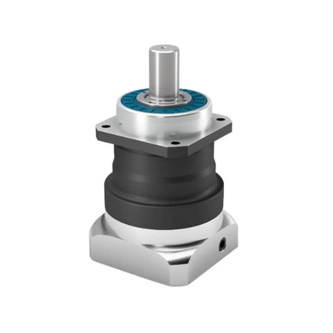 Top Shelf Planetary Gear Reducer With Rock Solid Accuracy And Smooth Power Delivery Built To Crush Heavy Duty Industrial Automation Tasks Without Breaking A Sweat gear reducer with sturdy housing and motor shaft for industrial use.