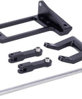 Behind The Axle BTA Servo Mount With Hydraulic Steering Link for 1/10 RC Crawler Capra F9 Portal Axle LCG Chassis DIY Parts Black