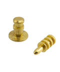 20 Piece Zinc Alloy Table Leaf Connector Kit Featuring Tight Alignment Pins And Heavy Duty Metal Sleeves For Reliable Extension Table Hardware Upgrades And Quick No Sweat Assembly showing two connector pins.