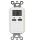 EI500WC 7 Day Single Pole Digital Time Switch For Lights Fans Pumps And More With Smart Twenty Four Seven Scheduling Random On Off Mode