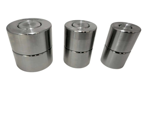 Three Piece Dimple Die Set For Metal Fabrication In One Half Inch Three Quarter Inch And One Inch Dies Heavy Duty Steel