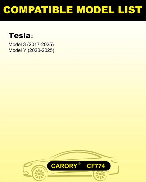 Tesla Cabin Air Filter With Activated Carbon For Model 3 And Model Y 2017 To 2025 OE Replacement compatibility list