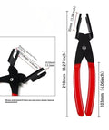 Killer Grip Professional Heavy Duty Fuel Line Disconnect Pliers For Chevy Volt Bolt Euv Blazer, 210mm, carbon steel, detailed view.
