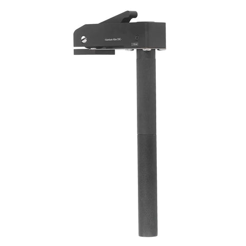 Heavy Duty Adjustable Bench Dog Clamp with Quick Acting Hold Down for 19mm Benchtop Holes Stainless Steel and Aluminum Build