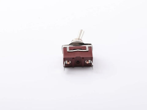 Heavy Duty Toggle Switch On Off 2 Pin SPST 15A 250VAC With Silver Contacts Brown Plastic Terminal Rocker For Control Panels, Appliances, And Industrial Equipment, brown body