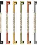 Elegant Gray Cabinet Drawer Pulls With Tough Metal Build And Badass Heavy Duty Strength For Kitchen Cabinets, varied colors and sturdy design.