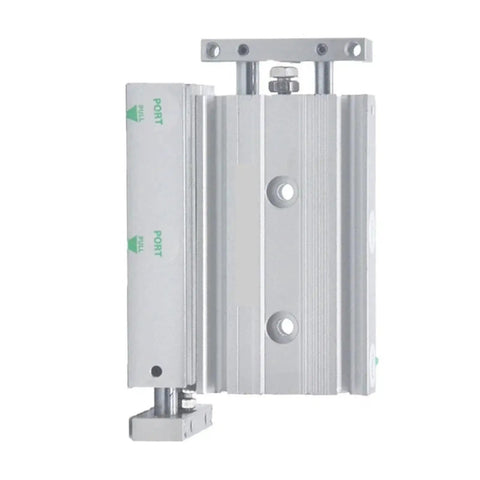 Straight Shooter Double Rod Pneumatic Air Cylinder Str2 Series 16 Millimeter Bore Quick Swap Stroke Options Easy Install Actuator For Heavy Duty Automation Tasks