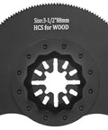 Do It All Oscillating Tool Blades Kit 57Pc Quick Release Set for wood cutting, 3-1/2" HCS blade