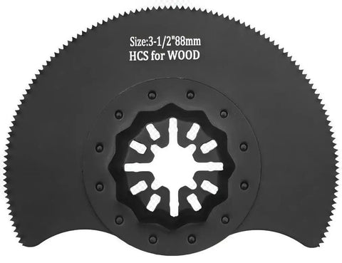 Do It All Oscillating Tool Blades Kit 57Pc Quick Release Set for wood cutting, 3-1/2" HCS blade