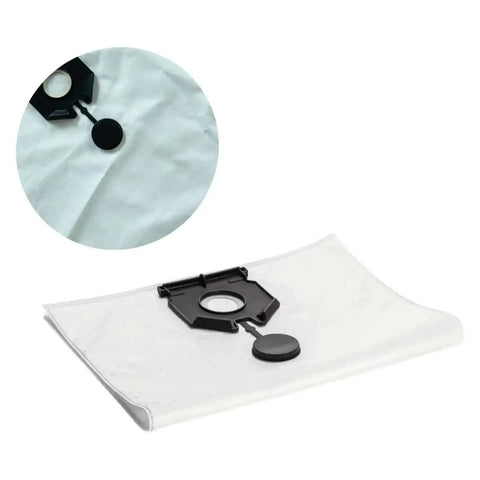 Fleece Filter Dust Bags For NT 30/1 Series Vacuum Replacement Part 2.889-154.0 30L showing fleece material and connector