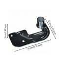 Heavy Duty Fridge Top Hinge Replacement For Appliances With Smooth Operation And Airtight Seal Upgraded Upper Door Assembly Built To Last Replacement Hardware For Easy Install And Quiet Reliable Operation In Everyday Fridge Use, black metal 15 cm