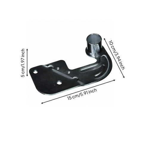 Heavy Duty Fridge Top Hinge Replacement For Appliances With Smooth Operation And Airtight Seal Upgraded Upper Door Assembly Built To Last Replacement Hardware For Easy Install And Quiet Reliable Operation In Everyday Fridge Use, black metal 15 cm