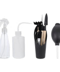 14 Piece Pro Grade Succulent Planting Tools Set With Spray Bottle And Gardening Shovel For Indoor Bonsai Care And Transplanting Black Gardening Supplies Kit For Plant Maintenance, black tools holder, spray bottle