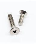 10Pc M2 M3 M4 A2 70 304 Stainless Steel Triangle Socket Security Screws Set For Woodworking Projects Featuring Flat Countersunk Pan Heads