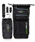 Stroller Golf Bag Organizer That Holds A Full Set Of Clubs, Attaches To Most Strollers, Includes Accessory Pockets, Black