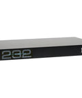 Rock Solid 32 Port Cat5 KVM Over IP Switch with one local and two remote users, compact black chassis.