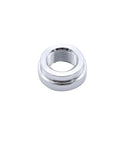 Badass 3/8 NPT Aluminum Female Weld On Bung Flange Fitting Machined From Premium Heavy Duty 6061 T6 Alloy, close-up view.