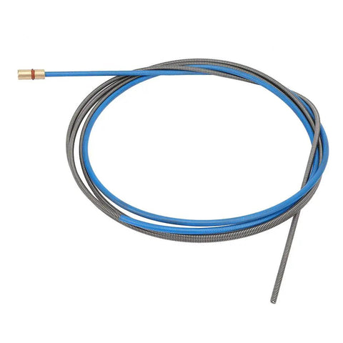 Heavy Duty MIG Wire Supply Tube Compatible With OTC 200A 350A 500A Second Gen Welders Co2 Cold Feed Line Replacement For Tough Job Sites, showing a flexible wire feed tube.