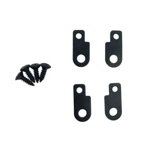 Heavy Duty Guitar Effects Pedal Mounting Kit With Metal Brackets And Screws Universal Pedalboard Hardware For All Effects Pedals 4 Sets