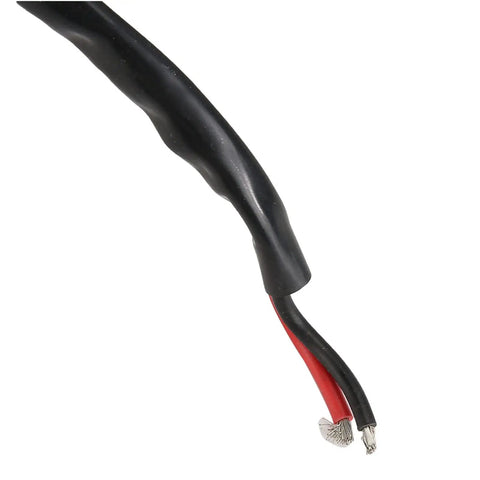 Black and red wires from Gear Reduction Electric Motor For E Bikes And Scooters 12V 250W Brushed DC Motor With 8.9 To 1 Reduction