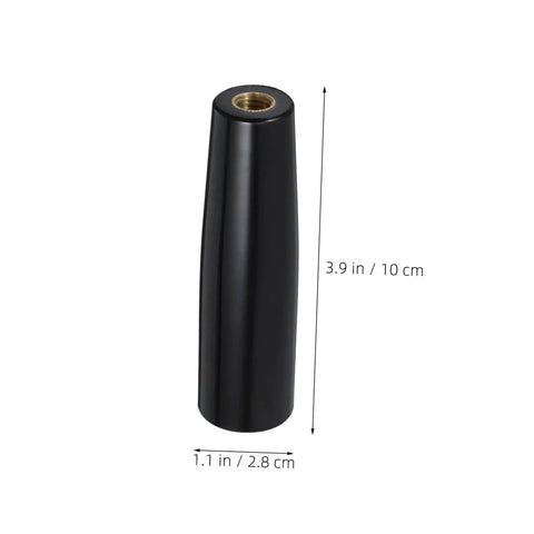 Top Rated 3pc Black Bakelite Revolving Machine Handwheel Handle M12x100 For Smooth Rotisserie Grill Spits Heat Proof Crank Grips That Are Sick Cool, black handle 10 cm