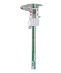 Mingzhe Digital Caliper 6in, IP54 Splashproof, Stainless Steel showing measurement display and stainless body.