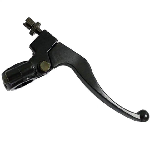 Throttle Cable Kit With Twist Throttle Hand Right Brake Lever And Left Handle For XR80 XR100 CRF70 CRF80 CRF100 Pit Dirt Bikes Baja Mini Bike 196cc 200cc 5.5hp 6.5hp 48 Inch, showing black metal right brake lever