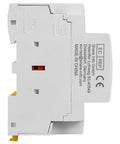 Side view of 4 Pole 63A AC Contactor With 110V 120V Coil 4NO Contacts 230V Ue 500V Ui 35mm DIN Rail Mount