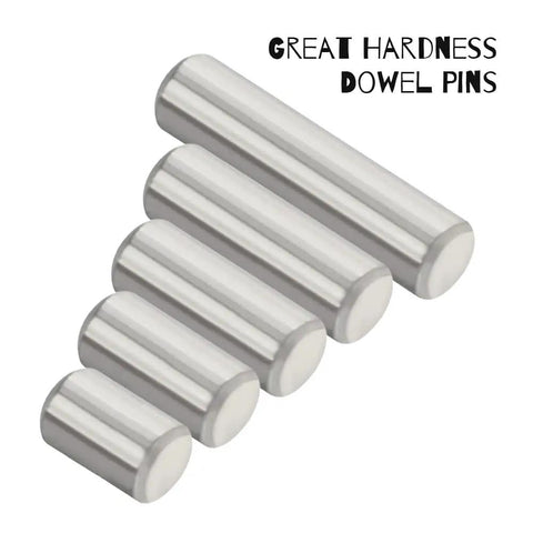 Stainless Steel Dowel Pins Shelf Support Pegs Kit, 150 Pieces, M2 M3 M4, 5 sizes shown, corrosion resistant fasteners