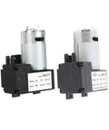 Dead Quiet Micro DC Vacuum Pump With Built In Pressure And Vacuum Gauges, compact dual motor design for heavy duty pipeline work.