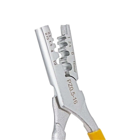 Compact Copper Tube Crimping Pliers Manual Crimp Tool 0.5 To 16 GT Range High Carbon Steel Blades for DIY Plumbing