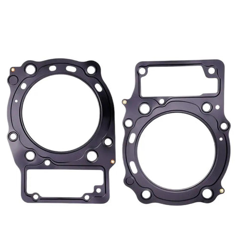 Heavy Duty Motorcycle Head Cylinder Gasket Featuring A Hella Tough Seal For Vlr1800 Intruder C1800r Boulevard C109r C109rt M109r2 Bike Models Oem 11142 48G00 Replacement Part - close-up view of two gaskets.