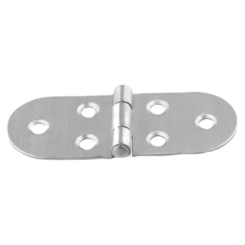Stainless Steel Folding Flip Top Hinge for 180 Degree Table Support and Flush Mounted Cabinet Hardware shown flat
