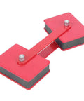 Heavy Duty Magnetic Welding Holder With Adjustable 48.5 Lbs Holding Power, red magnetic clamp fixture for metal working.