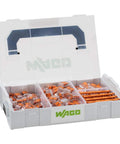 Go To Connection Terminal Set With 225 Pieces And 4 Mounting Adapters for all conductor types in L Boxx Mini case