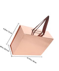 Dope Space Saving Foldable Gift Box For Clothes And Shoes With Adhesive Sticker, flat design with dimensions shown