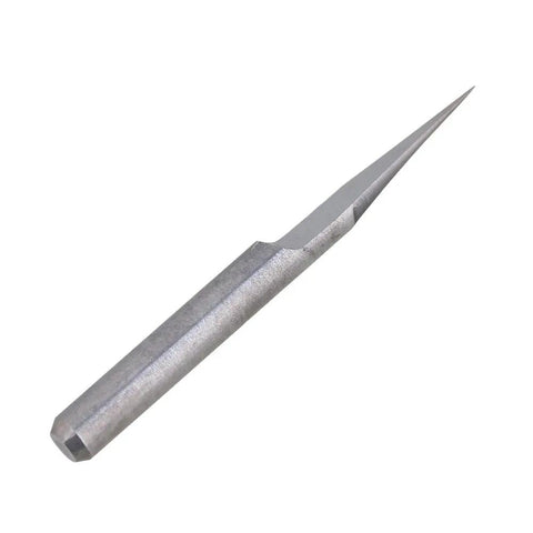 Heavy Duty 1/8 Inch Shank Ten Degree Carbide Cnc Router Bits With Zero Point One Millimeter Precision Tips For Acrylic Mdf Pcb And Two Color Boards Built Tough Runs Slick Makes Cutting A Breeze Pack Of Ten