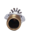 Heavy Duty K80 Standard Response Fire Sprinkler With Pendant Copper Head And 74C Fusible Alloy for seamless installation, showing copper head.
