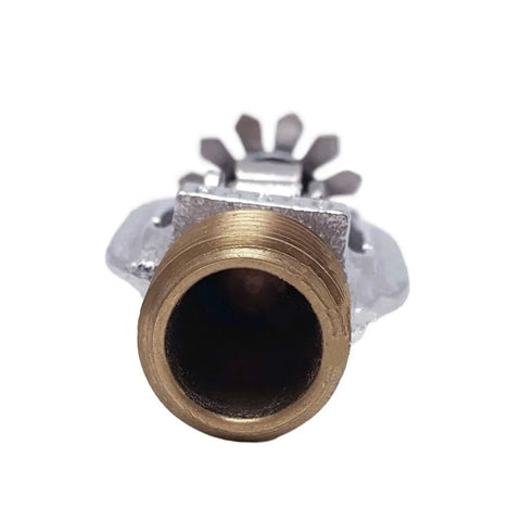 Heavy Duty K80 Standard Response Fire Sprinkler With Pendant Copper Head And 74C Fusible Alloy for seamless installation, showing copper head.