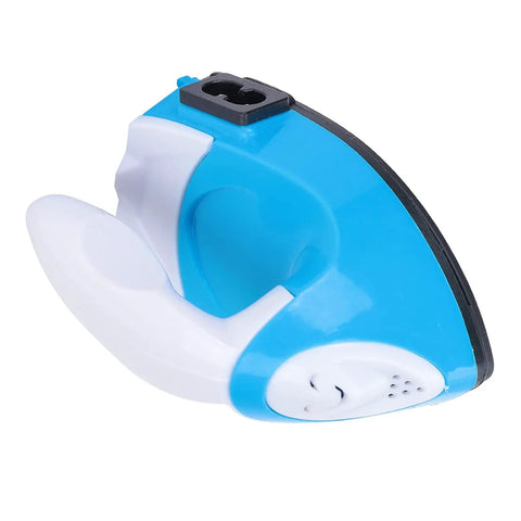 Fabater Mini Heat Press Machine With 1.5 Min Fast Preheat And Constant 180C Temp For Diy Craft Projects Name Stickers And Cloth Decals, blue ceramic mini heat press with wavy arc grip for easy use.