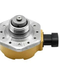 Electronic Solenoid Valve For Heavy Equipment Fuel System Compatible With 320D 1106 312 5620, silver metal body