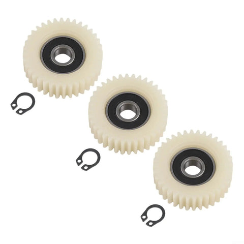 Beefed Up 36 Tooth Planetary Gear Set For Hub Motor E Bike With Nylon Stainless Steel Gears And Bearing Quiet Noise Reduction Wheel Hub Components 38mm Size 3 Pack featuring three gears and bearings
