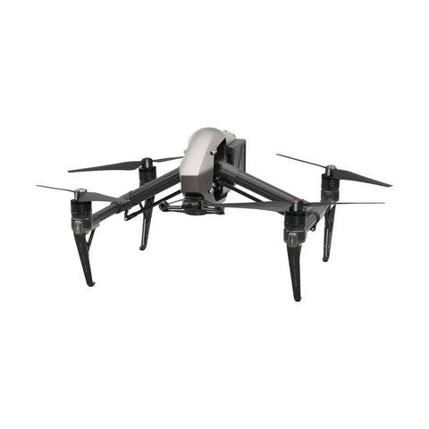 Inspire 2 Drone Pro Grade Edition With Sense And Avoid, Spotlight Pro, 5.2K Gimbal Compatibility shown side view on white background