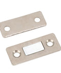 10 Pack Cabinet Door Magnetic Catch Set Stainless Steel And Cold Rolled Steel Heavy-Duty Magnetic Seal For Cabinets, Closets, Drawers, And Sliding Doors