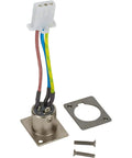 Replacement Remote Socket Assembly 97495-59 For XRC Gen 2 Winches with metal base, colored wires, and screws.
